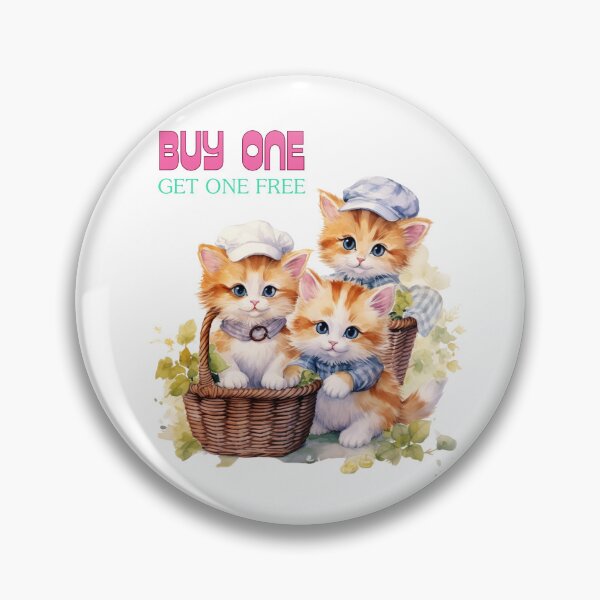 Item preview, Kittens in basket designed and sold by Cozzi Design.