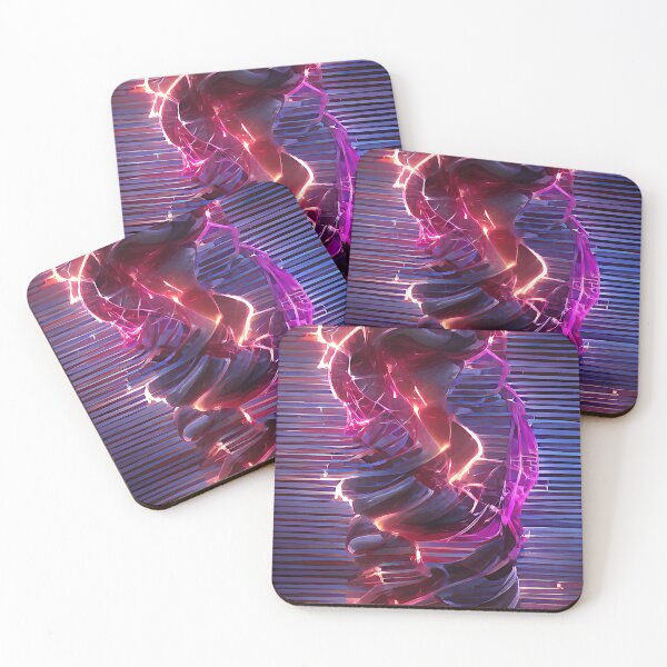 Item preview, Neon Helix Tornado – Glowing Spiral Storm with Lightning Energy designed and sold by headstock.
