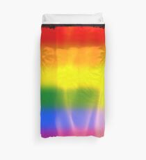 Gay Pride Flag Flammen Bettbezug