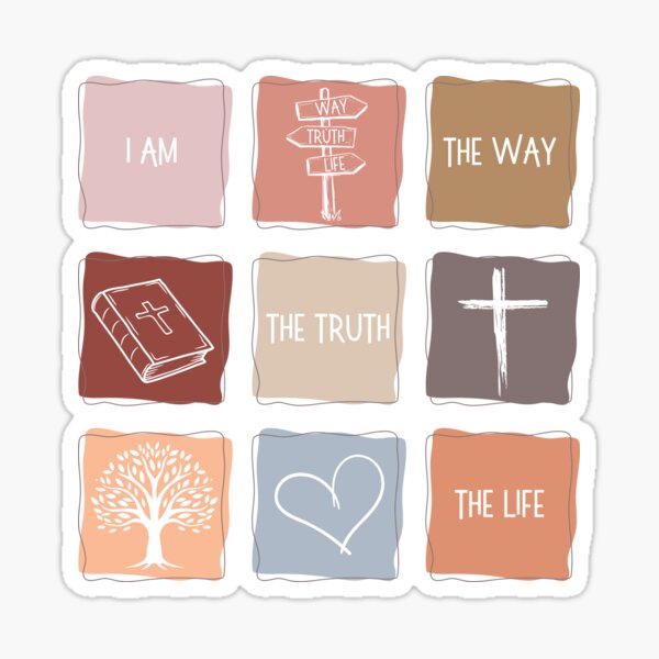 Item preview, I Am the Way the Truth the Life I AM Series John 14:6 designed and sold by FaithLooksGood.