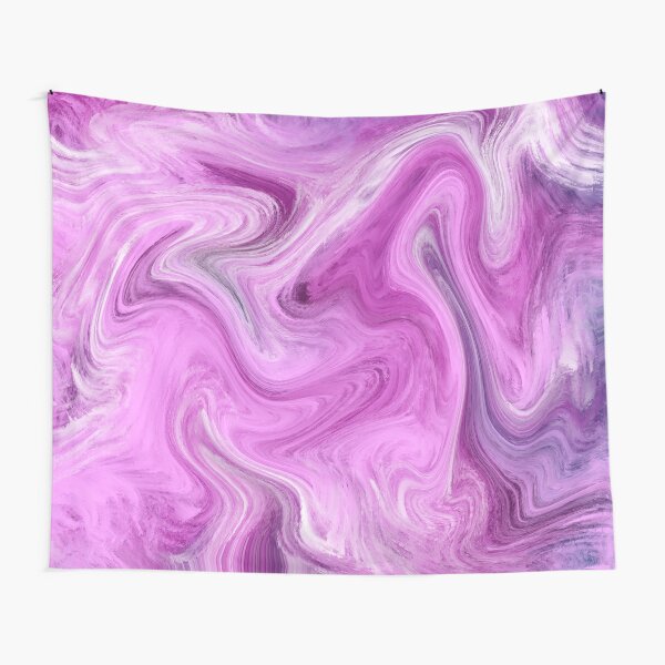 Aperçu de l'œuvre Rose Mirage – Abstract Swirl Art in Pink créée et vendue par MH-Studio.
