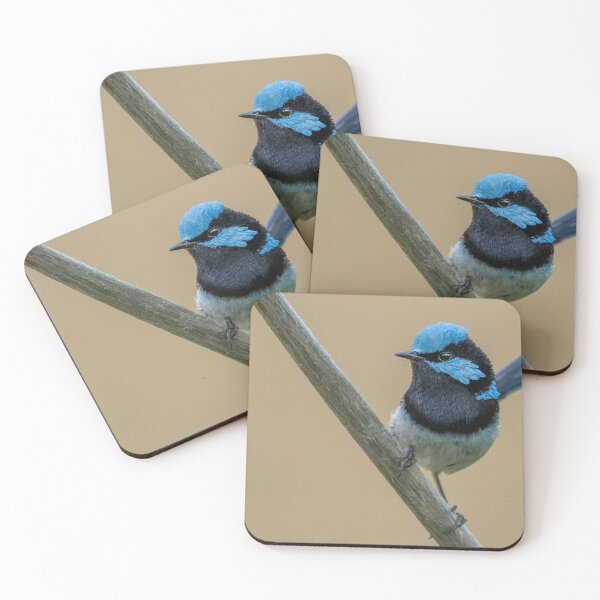 Item preview, Male Superb Fairywren designed and sold by Nick Vertsonis.
