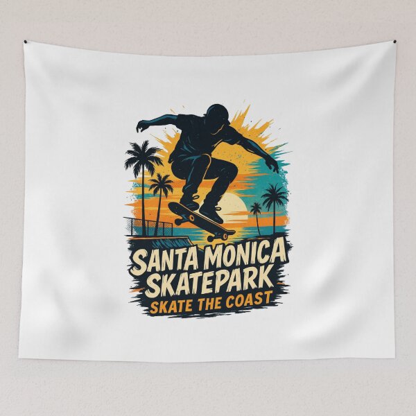 Artikelvorschau, Santa Monica Skatepark Skate The Coast Series STC06 entworfen und verkauft von MerchByCraig.
