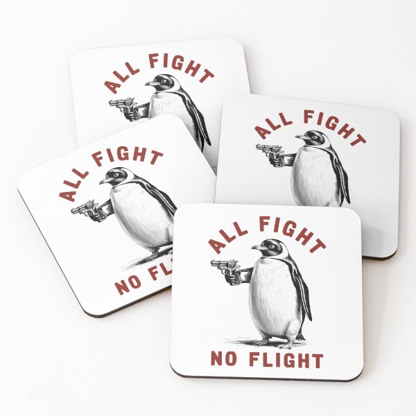 Item preview, All Fight No Flight designed and sold by Angry Swan Designs.