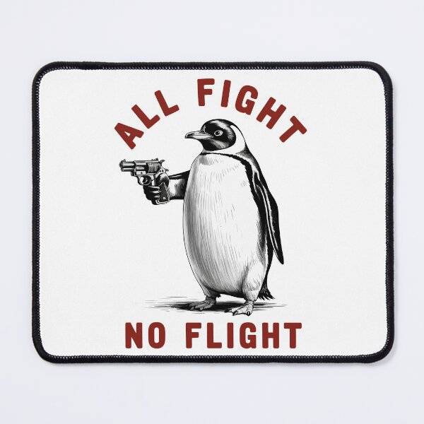 Item preview, All Fight No Flight designed and sold by Angry Swan Designs.
