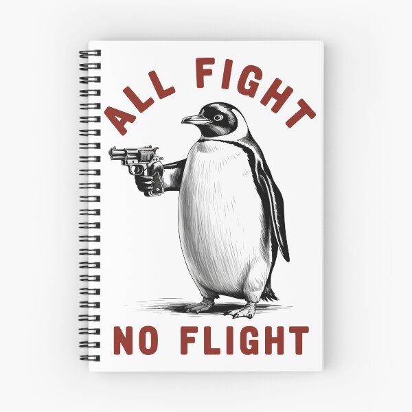 Item preview, All Fight No Flight designed and sold by Angry Swan Designs.