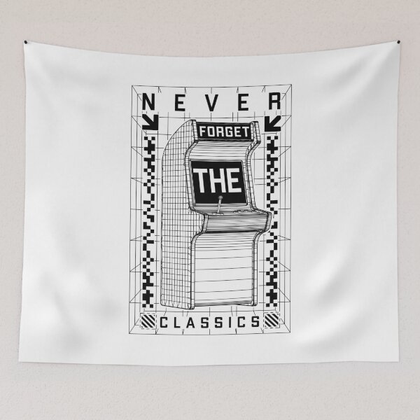 Item preview, Arcade Game Never Forget Classics Retro 80s Video Gamer designed and sold by GrandeDuc.