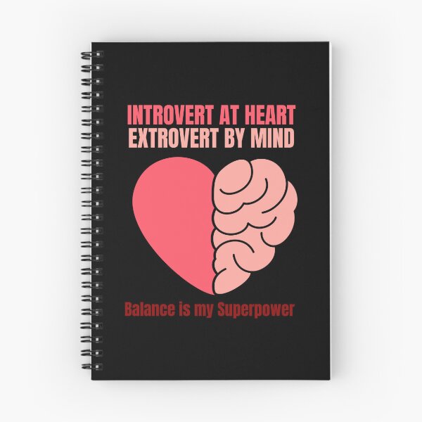 Item preview, Introvert at Heart Extrovert by Mind designed and sold by rebuZZ-Apparels-The Minimalistic Buzz.