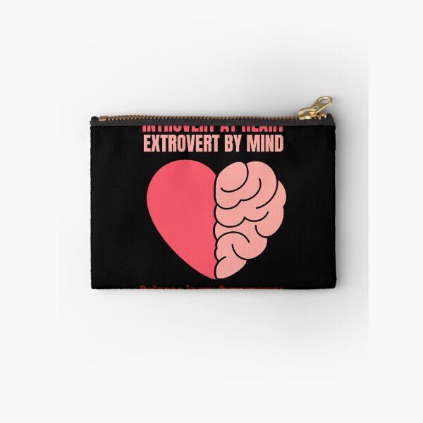 Item preview, Introvert at Heart Extrovert by Mind designed and sold by rebuZZ-Apparels-The Minimalistic Buzz.