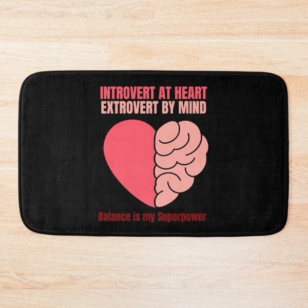 Item preview, Introvert at Heart Extrovert by Mind designed and sold by rebuZZ-Apparels-The Minimalistic Buzz.
