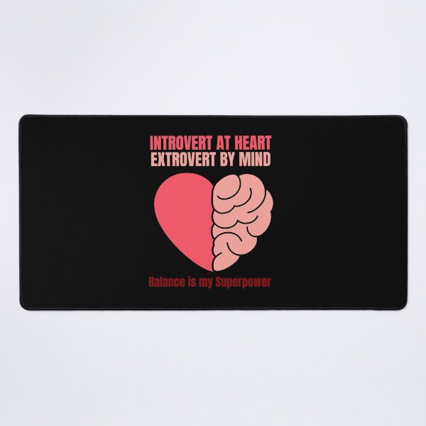 Item preview, Introvert at Heart Extrovert by Mind designed and sold by rebuZZ-Apparels-The Minimalistic Buzz.