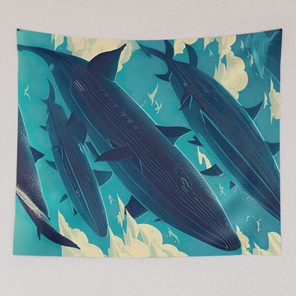Item preview, Dreamy Whales designed and sold by headstock.