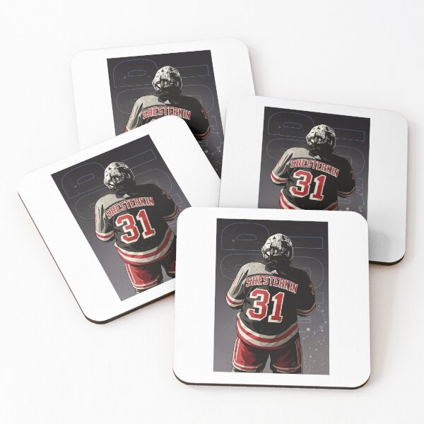 Item preview, Shesterkin Goalie Artwork with Bold Number designed and sold by 19steven88.