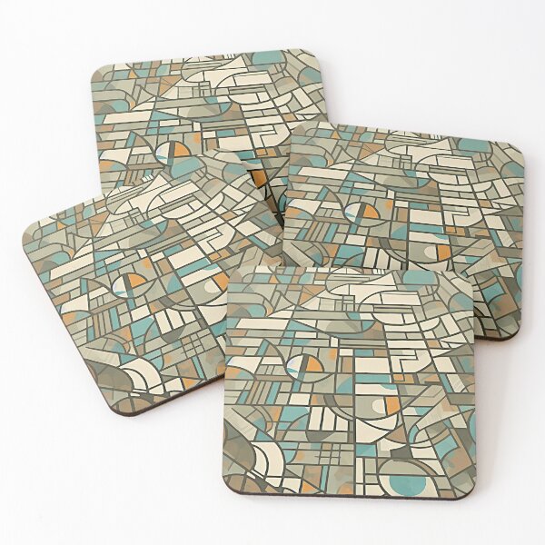 Item preview, Abstract Cubism Art designed and sold by headstock.