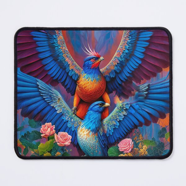 Item preview, Colorful Psychedelic Phoenix Bird designed and sold by headstock.
