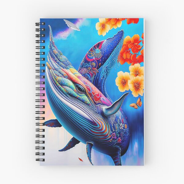 Item preview, Colorful Psychedelic Whale designed and sold by headstock.