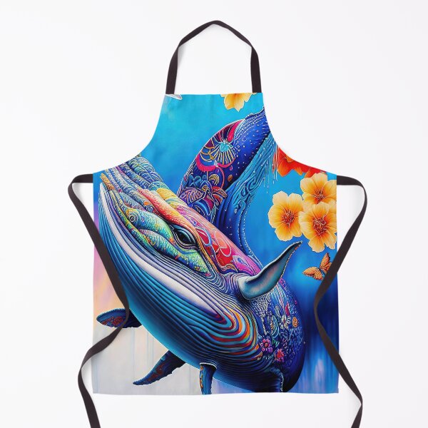 Item preview, Colorful Psychedelic Whale designed and sold by headstock.