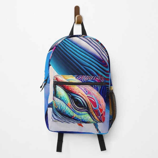 Item preview, Colorful Psychedelic Whale designed and sold by headstock.