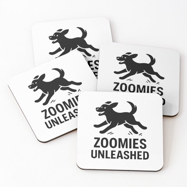 Item preview, ZOOMIES UNLEASHED designed and sold by TheWonkyEaselCo.