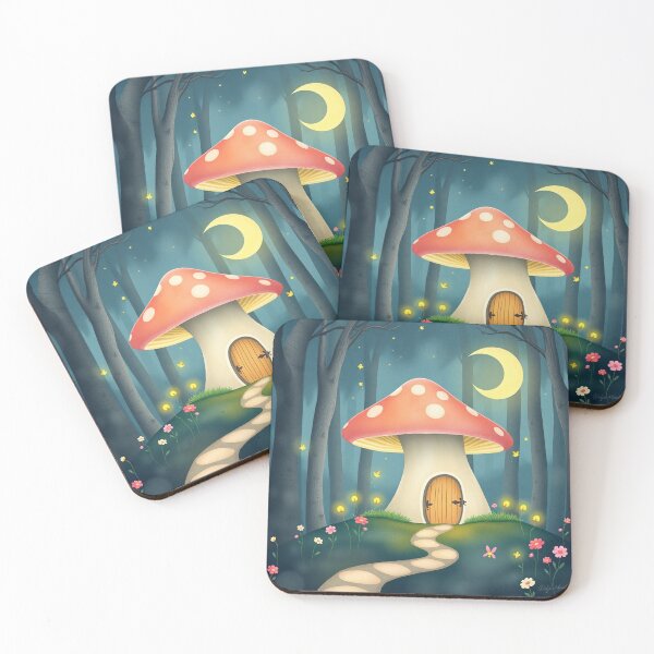 Item preview, Moonlit Mushroom Haven Dawn designed and sold by C1self.