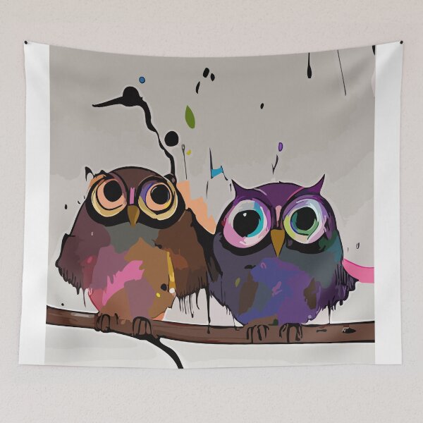 Item preview, Cute Owl Buddies designed and sold by headstock.