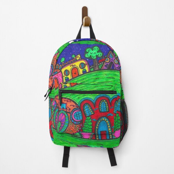 Item preview, Colorful town designed and sold by Guti-nine.