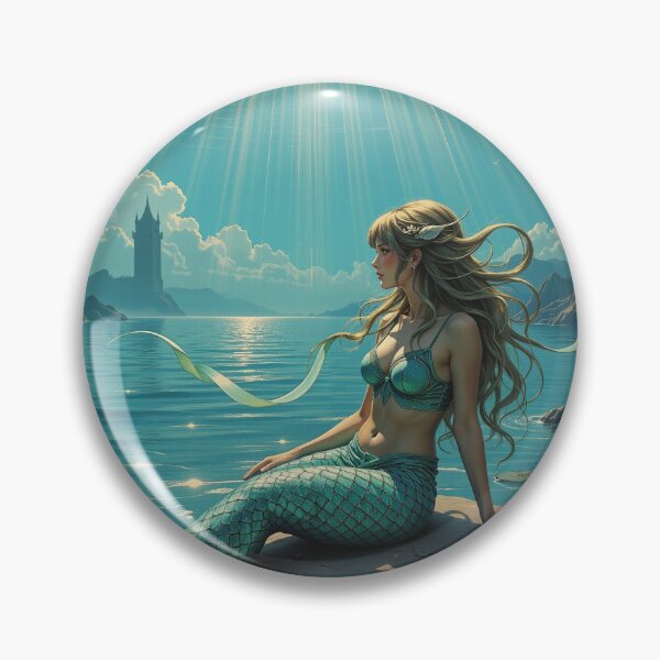 Item preview, Sunlit Serenity – The Mermaid’s Gaze designed and sold by DiceWay.
