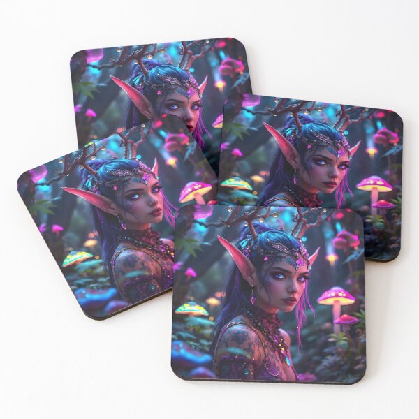 Item preview, Psychedelic forest elf designed and sold by BohoShopHU.