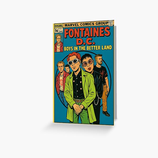 Item preview, Fontaines D.C. Boys Comic designed and sold by Wanderdreaming.