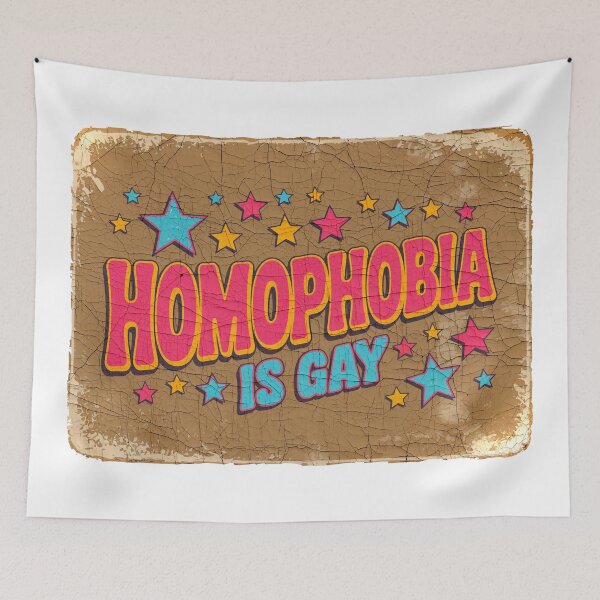 Item preview, Homophobia Is Gay designed and sold by Angry Swan Designs.
