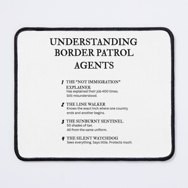 Item preview, Understanding Border Patrol Agents – Funny Frontline Life Definitions designed and sold by PsyFlow35.