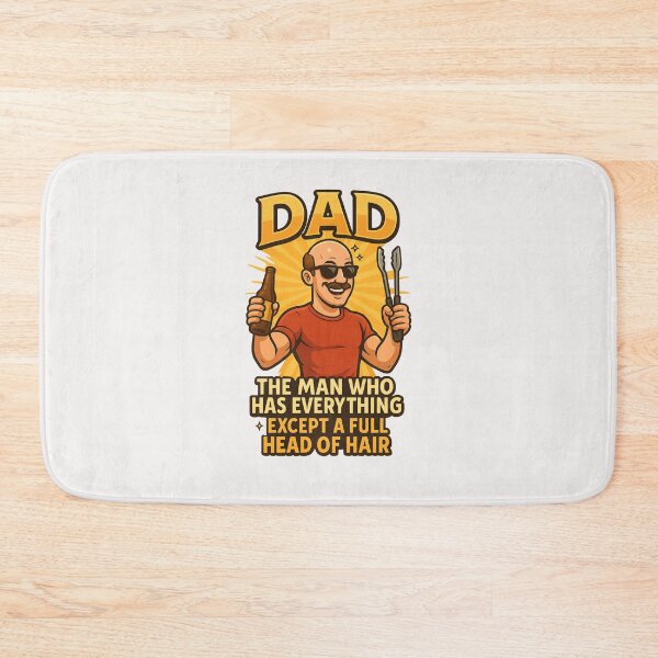 Item preview, Dad The Man Who Has Everything Except A Full Head Of Hair - Fathers Day designed and sold by RANDOMNESS.