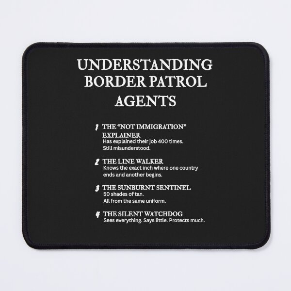 Item preview, Understanding Border Patrol Agents – Funny Frontline Life Definitions – Black designed and sold by PsyFlow35.