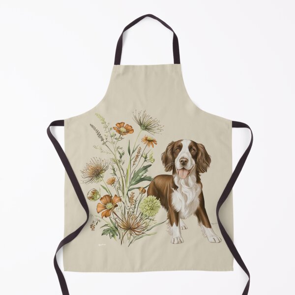 Item preview, Brown Ladrador among blossoms designed and sold by Nature's Palette.