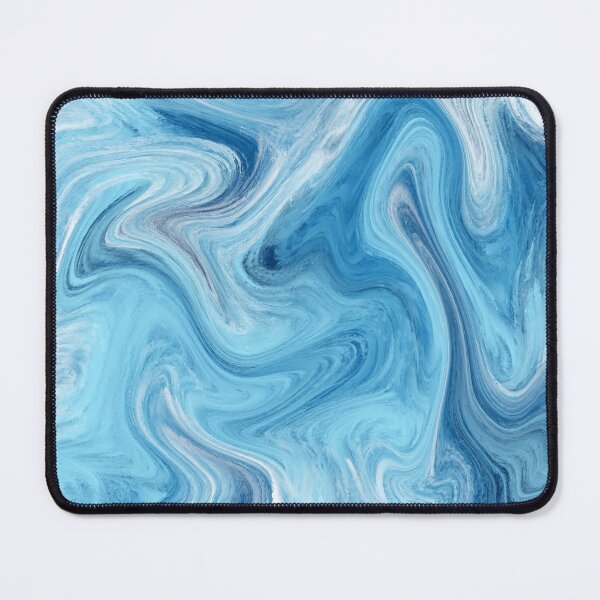 Item preview, Blue Drift – Abstract Swirl Art in Blue designed and sold by MH-Studio.