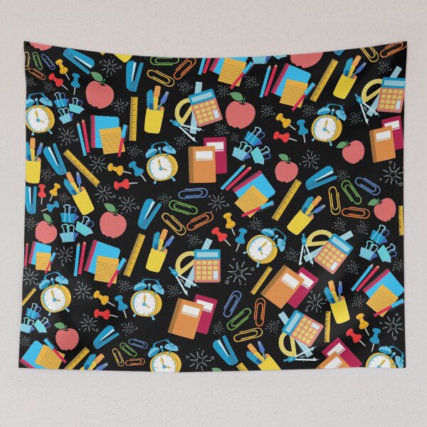 Item preview, Colorful School Supplies Pattern | Cute Back to School Design for Kids & Teachers designed and sold by DesignYourWaystore.