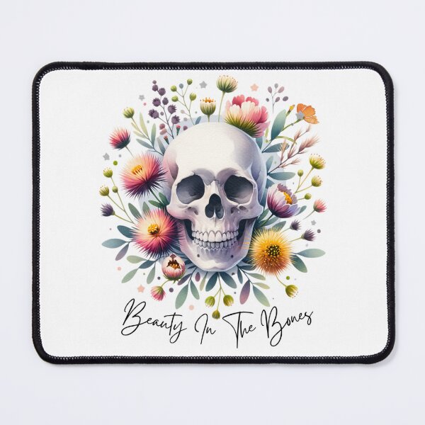 Item preview, Skeleton with Wildflowers, Beauty In The Bones designed and sold by DammyK89.