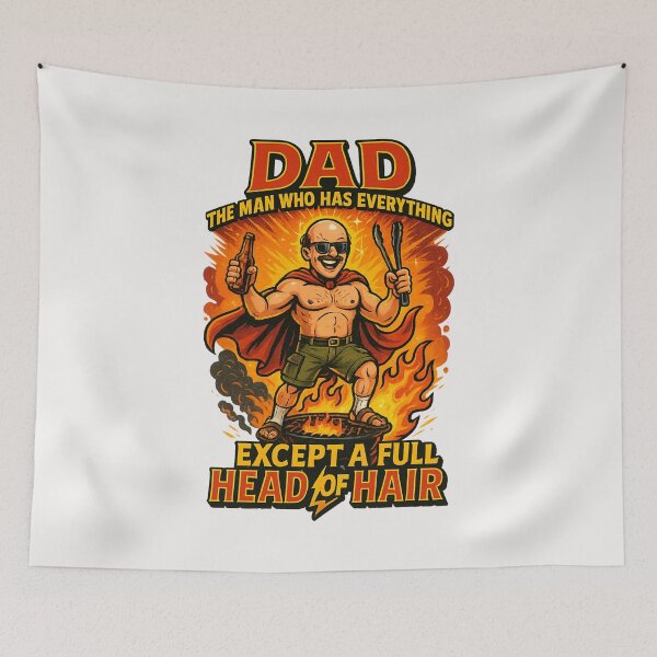 Item preview, Dad The Man Who Has Everything Except A Full Head Of Hair - Fathers Day designed and sold by RANDOMNESS.