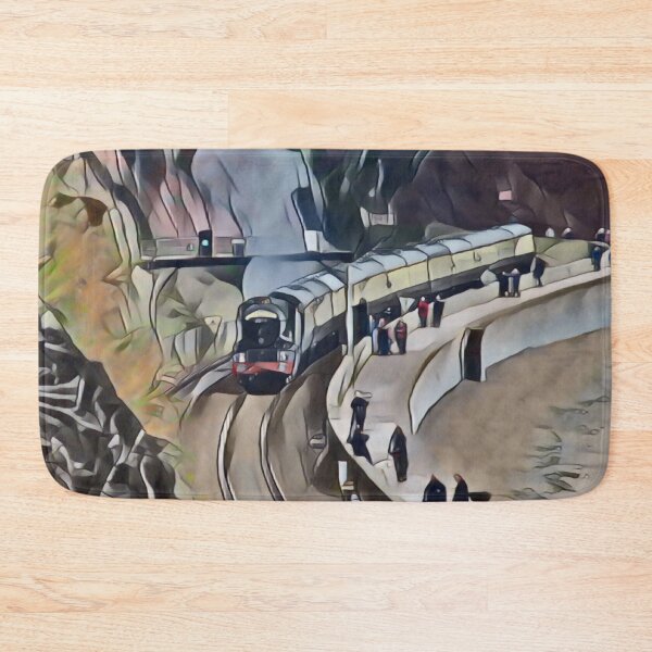 Item preview, Steaming Through The Seafront In Retro Pop designed and sold by Fearless-Fox.