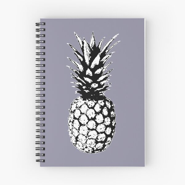 Item preview, Pop Art Pineapple in Black & White on Grey designed and sold by EsvitaDesign.