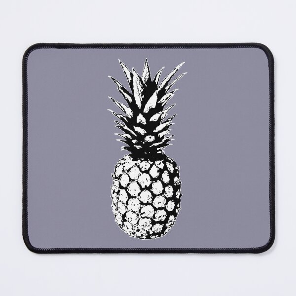 Item preview, Pop Art Pineapple in Black & White on Grey designed and sold by EsvitaDesign.
