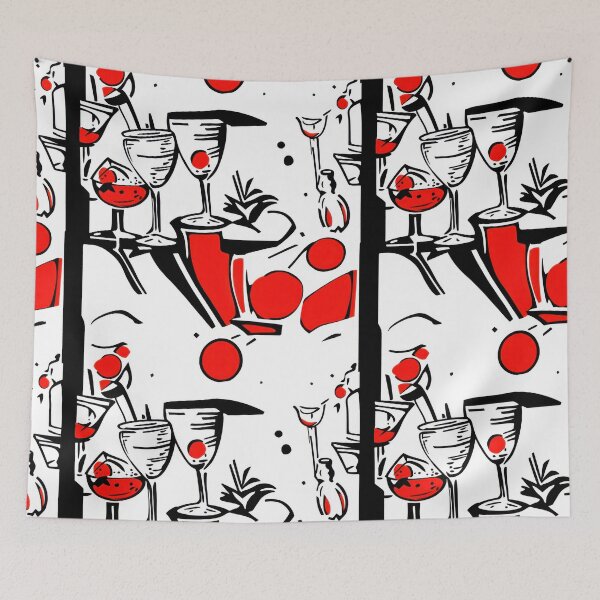 Item preview, Confetti and cocktails retro texture — Festive Celebration Visual designed and sold by HEADMADE-TV.