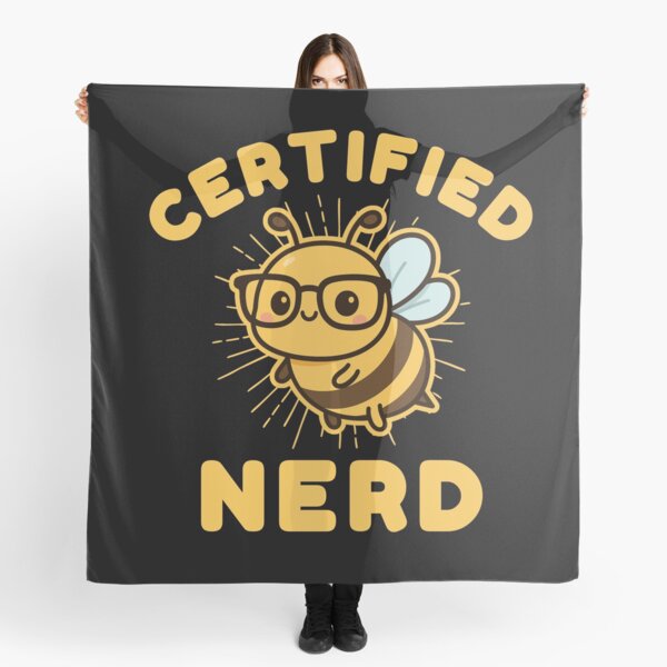 Item preview, Certified Nerd – Cute Geeky Bee designed and sold by TeesByAitch.