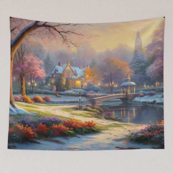 Item preview, Public Park Blanket of Winter designed and sold by BlareBlare.