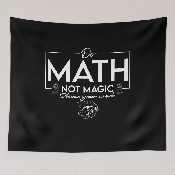 Item preview, Funny Do Math Not Magic Funny Math Teacher Back to School designed and sold by 07Art.