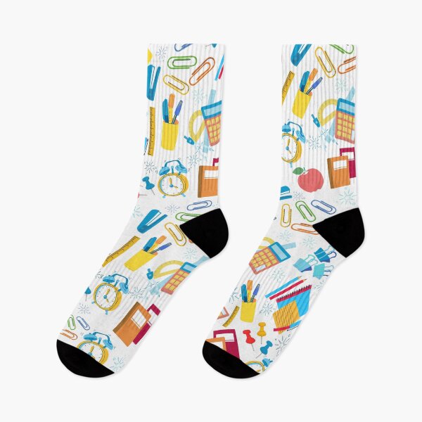 Artikelvorschau, Buntes Schulbedarfsmuster | Niedliches Schulanfangsdesign für Kinder und Lehrer entworfen und verkauft von DesignYourWaystore.