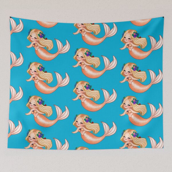 Item preview, Peach Mermaid designed and sold by Art by Morgan Campillo.