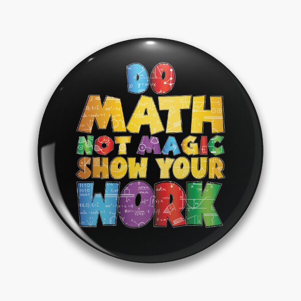 Item preview, Funny Do Math Not Magic Funny Math Teacher Back to School designed and sold by 07Art.