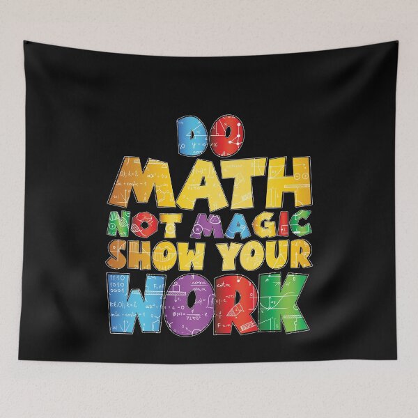 Item preview, Funny Do Math Not Magic Funny Math Teacher Back to School designed and sold by 07Art.