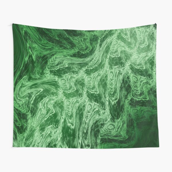 Aperçu de l'œuvre Green Hypnosis – Marble Abstract Flow créée et vendue par MH-Studio.